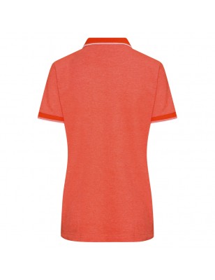 Polo shirt in trendy bicolour look