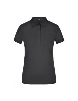 Classic polo shirt made of elastic piqué