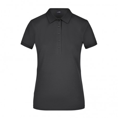 Classic polo shirt made of elastic piqué