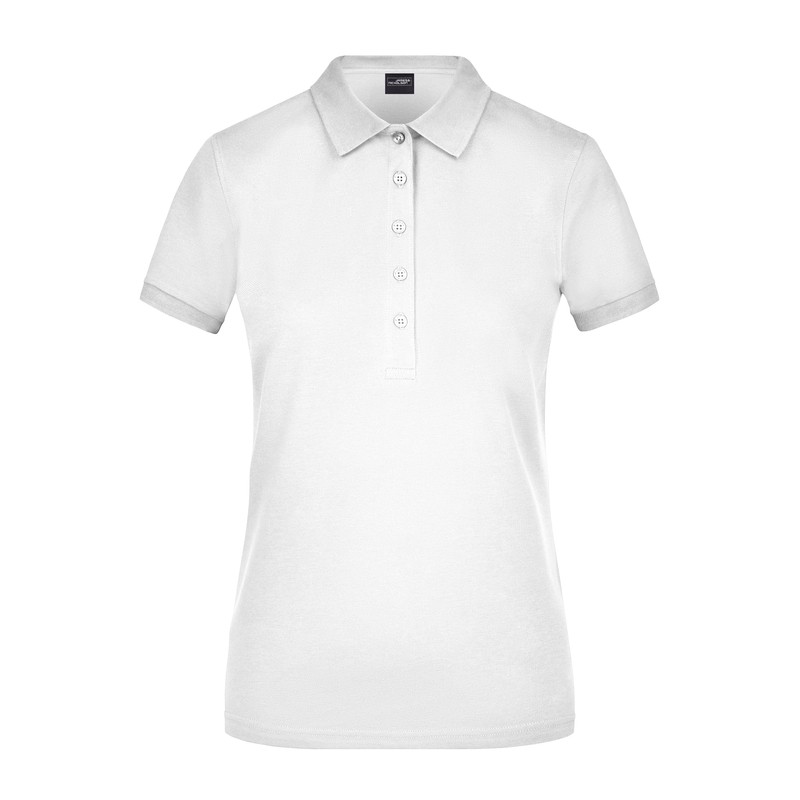 Classic polo shirt made of elastic piqué