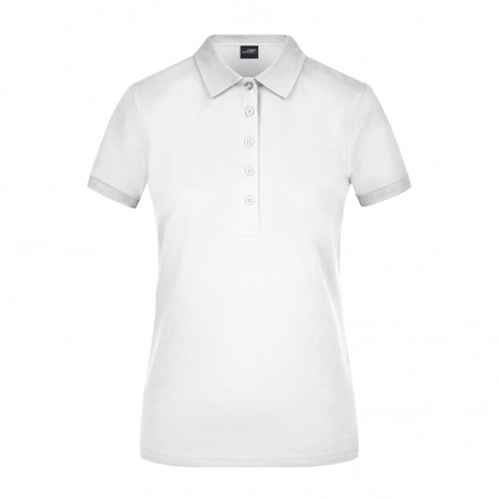 Classic polo shirt made of elastic piqué