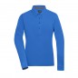 Long-sleeved polo shirt with fashionable details