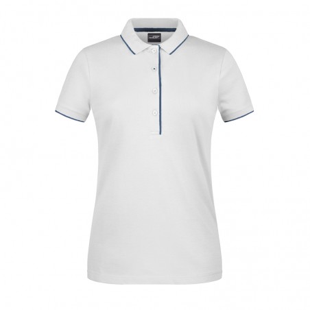 Classic polo shirt with contrasting stripes