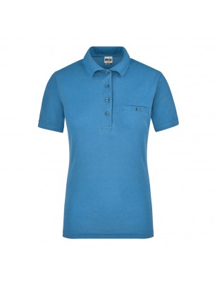 Durable, easy care poloshirt with breast pocket