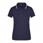 High-quality piqué polo shirt with contrasting stripes