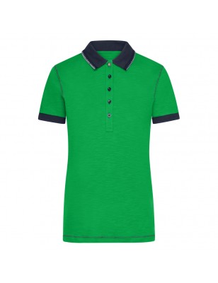 Polo shirt in trendy slub yarn quality