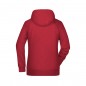 Hooded sweatshirt with raglan sleeves