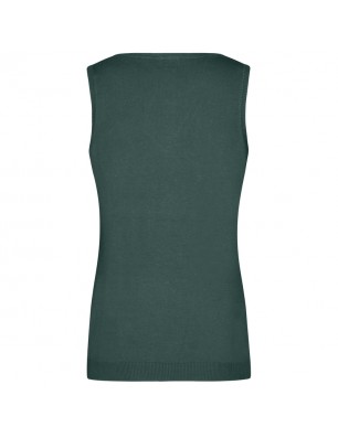 Classic cotton sleeveless pullover