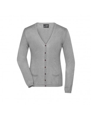 High-quality cardigan with silk/cashmere content