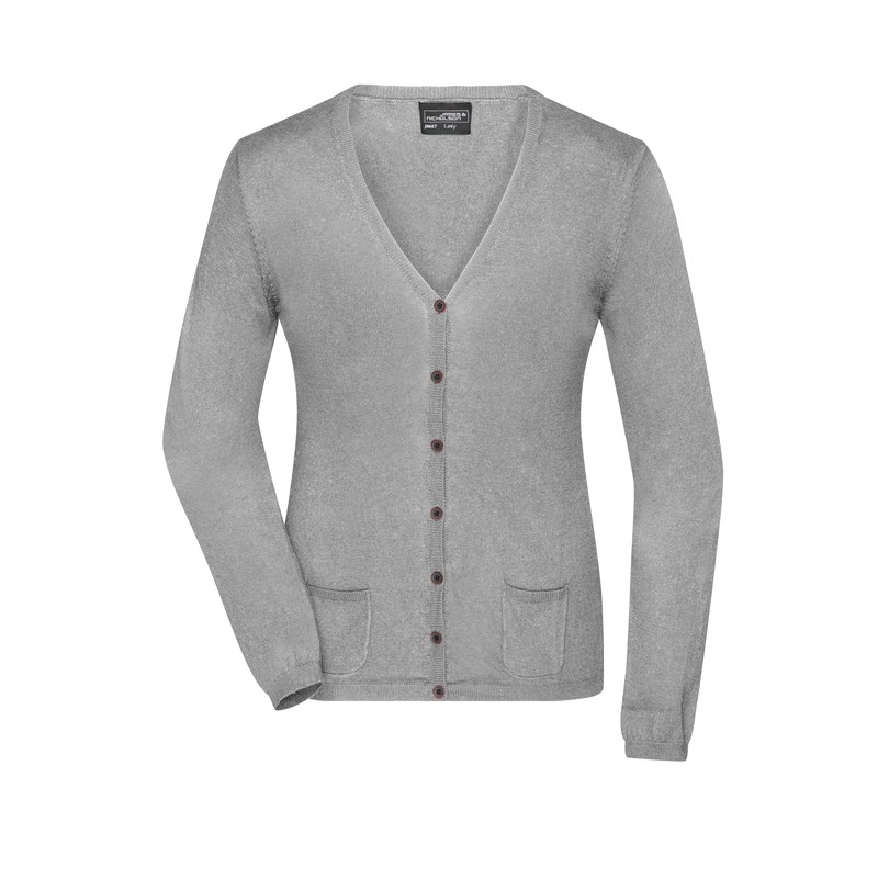 High-quality cardigan with silk/cashmere content