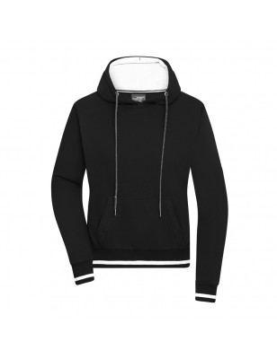 Hooded sweatshirt in trendy design