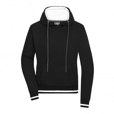 Hooded sweatshirt in trendy design