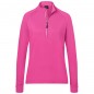 Long-sleeved zipped T-shirt for sports and leisure