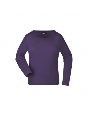 Long-sleeved T-shirt made of single Jersey