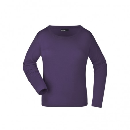 Long-sleeved T-shirt made of single Jersey