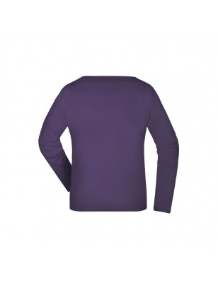 Long-sleeved T-shirt made of single Jersey