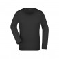 Long-sleeved T-shirt made of soft elastic single jersey