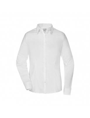 Business blouse 'Elastic Fit' with shirt collar