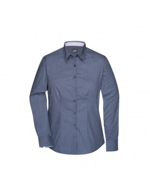 Classic shirt with fashionable minimum allover print