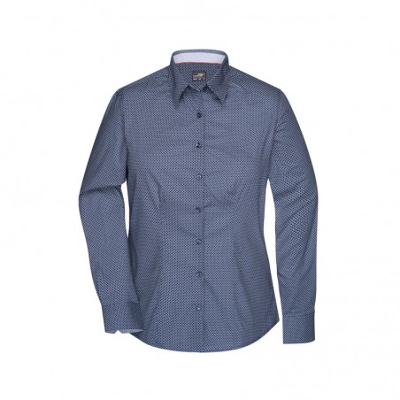 Classic shirt with fashionable minimum allover print