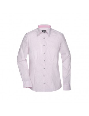 Classic shirt with fashionable minimum allover print