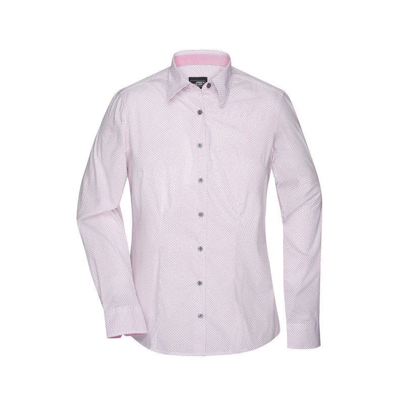 Classic shirt with fashionable minimum allover print