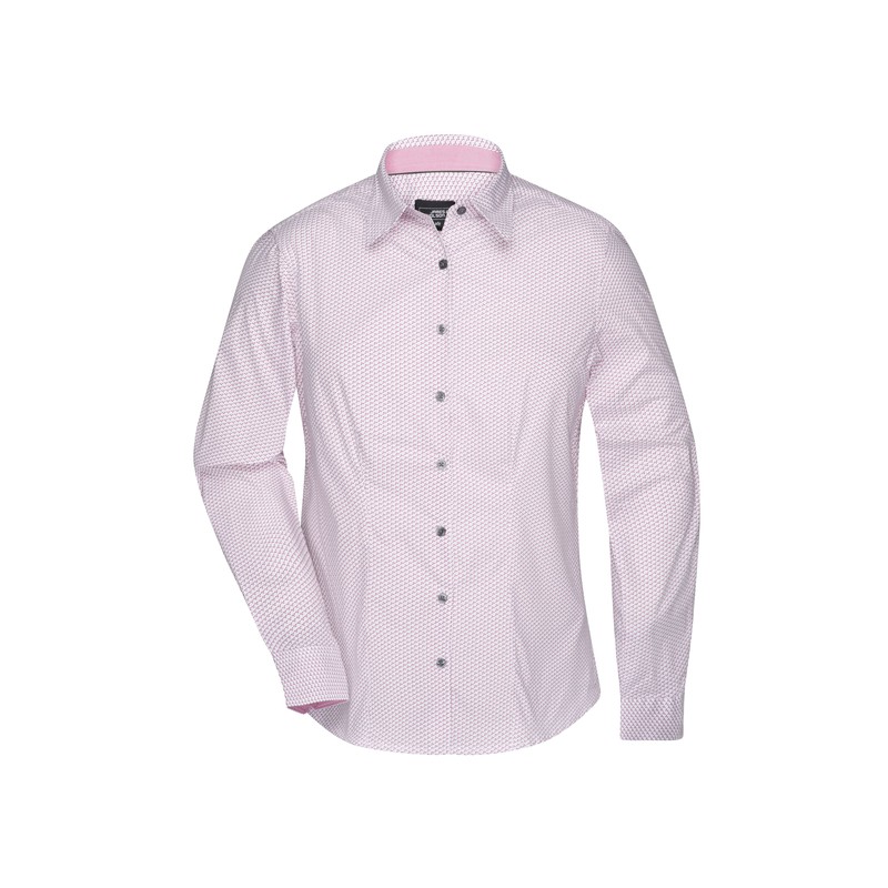 Classic shirt with fashionable minimum allover print