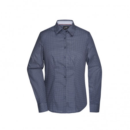 Classic shirt with fashionable minimum allover print