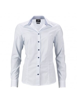 Classic shirt with fashionable minimum allover print