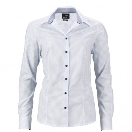 Classic shirt with fashionable minimum allover print