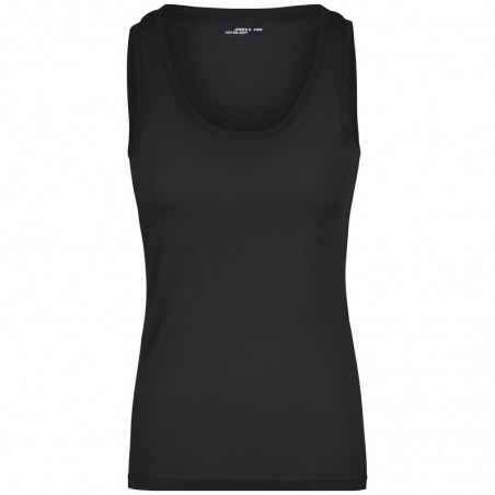 Classic sleeveless top made of single jersey