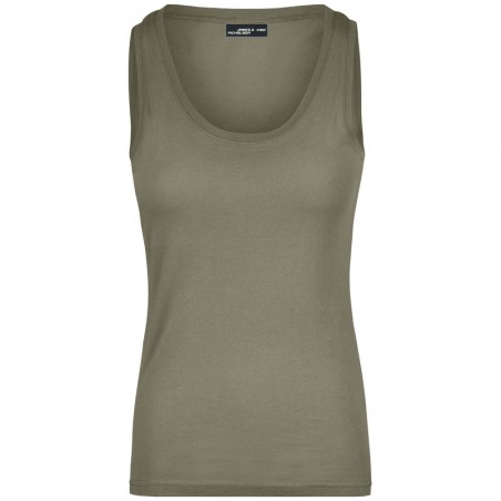 Classic sleeveless top made of single jersey