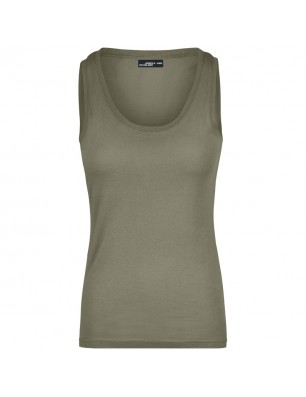 Classic sleeveless top made of single jersey