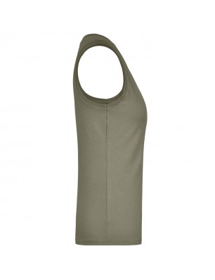 Classic sleeveless top made of single jersey