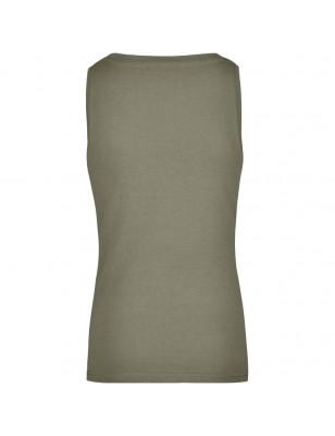 Classic sleeveless top made of single jersey