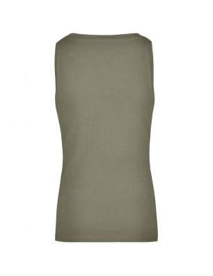 Classic sleeveless top made of single jersey