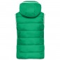 Fashionable padded vest with hood