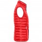 Casual down vest with stand-up collar