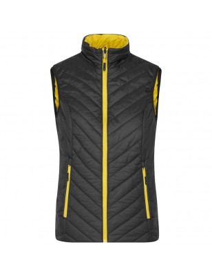 Light reversible vest with DuPont SoronaŽ padding (renewable, organic raw material)