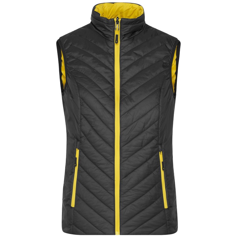 Light reversible vest with DuPont SoronaŽ padding (renewable, organic raw material)