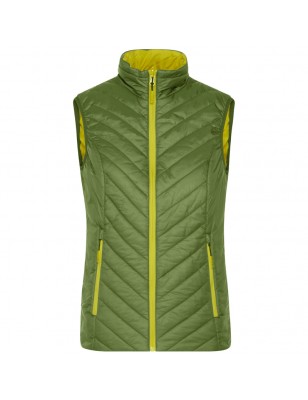 Light reversible vest with DuPont SoronaŽ padding (renewable, organic raw material)