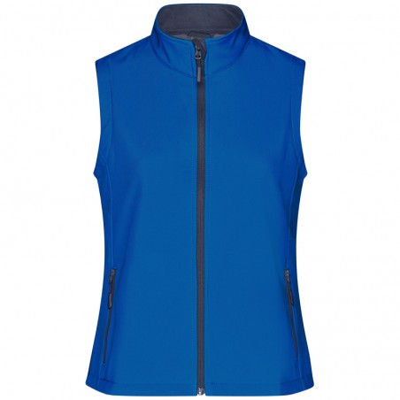 Softshell vest for promotion and leisure