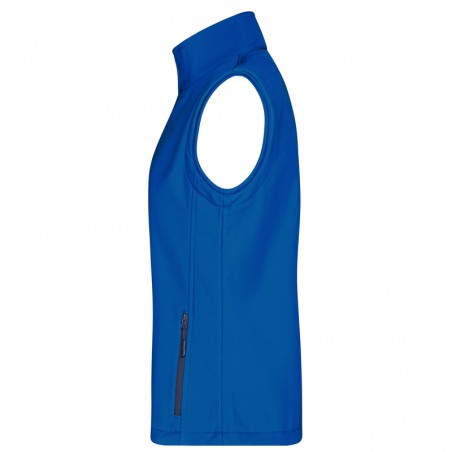 Softshell vest for promotion and leisure