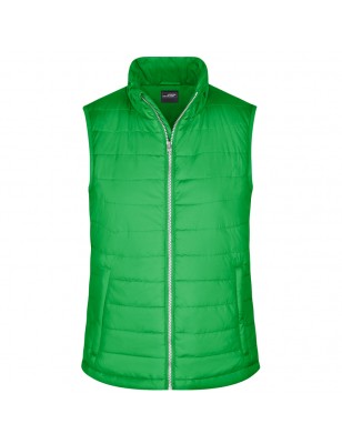 Light, padded quilted vest