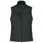 Classic softshell vest in sporty design made of recycled polyester