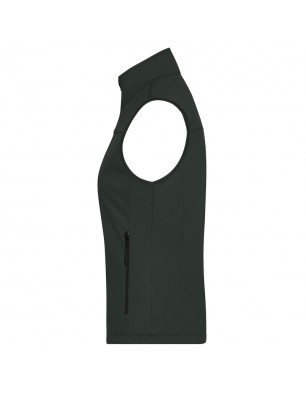 Classic softshell vest in sporty design made of recycled