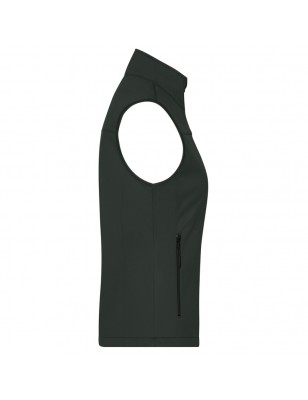 Classic softshell vest in sporty design made of recycled