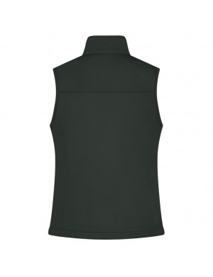 Classic softshell vest in sporty design made of recycled