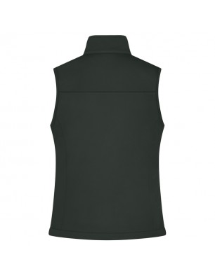 Classic softshell vest in sporty design made of recycled