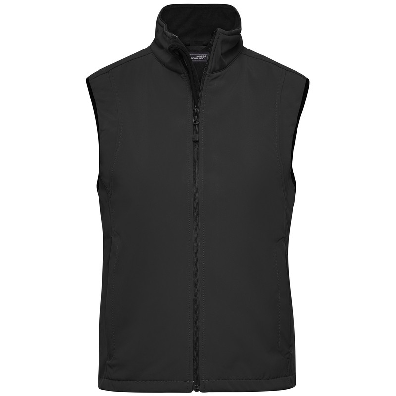 Functional vest made of softshell